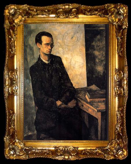 framed  Diego Rivera Mathematician, ta009-2